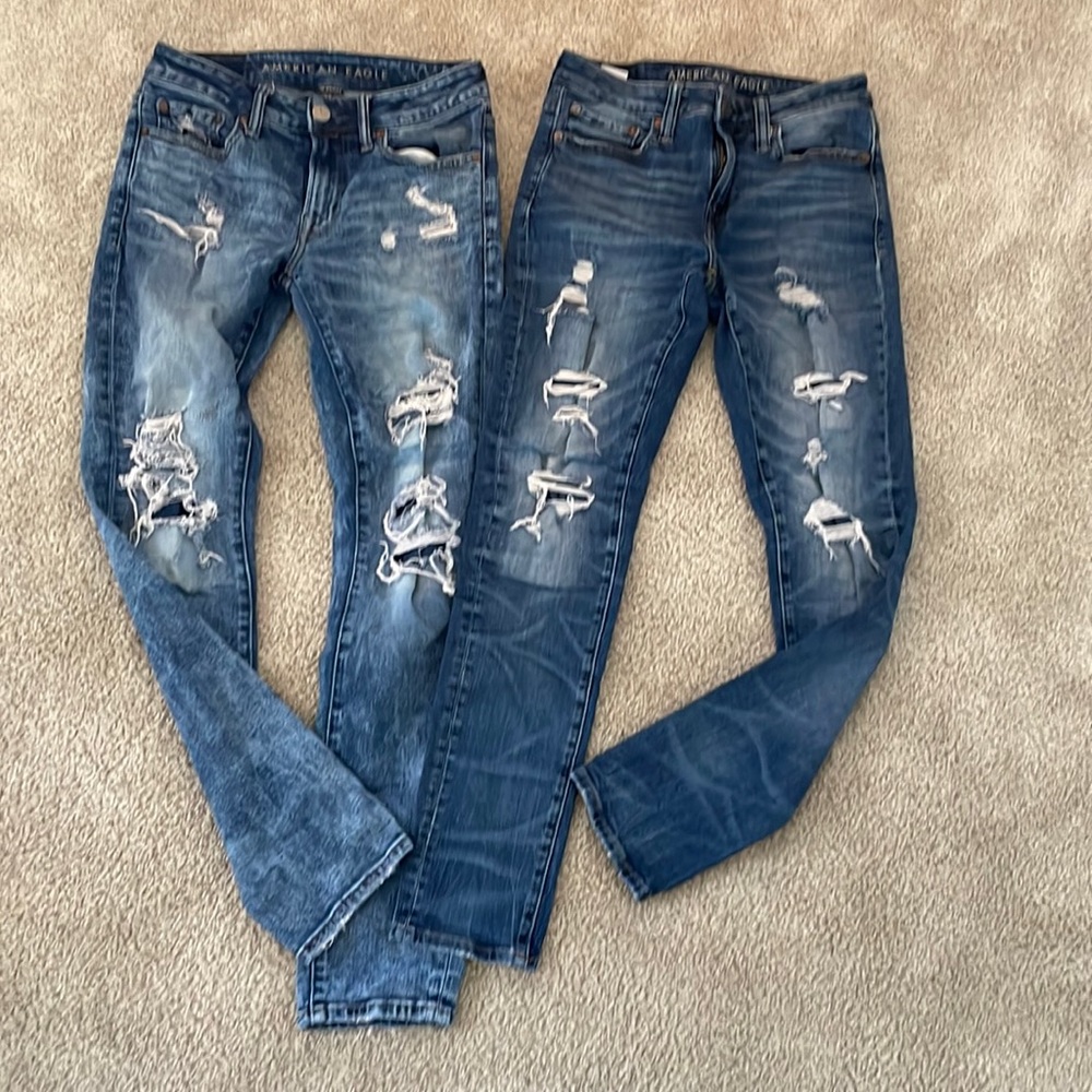American Eagle Next Level Air Flex Mens Jeans 28X30 - 2 pair!